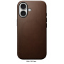 Nomad Modern Leather kožený kryt s MagSafe pre iPhone 16 Plus - hnedý