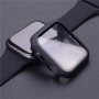 Metalické púzdro s tvrdeným sklom pre Apple Watch 46mm - strieborné