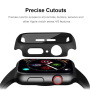 Matné puzdro s tvrdeným sklom pre Apple Watch 46mm - fuchsiové