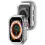 Lesklé púzdro posiate kamienkami pre Apple Watch 46mm - číre