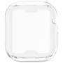 Lesklé púzdro z mäkkého plastu s ochranou displeja pre Apple Watch 46mm - číre