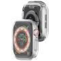 Lesklé púzdro z mäkkého plastu s ochranou displeja pre Apple Watch 46mm - číre