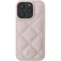 Guess Quilted kryt pre iPhone 16 Pro - ružový