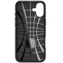 Spigen Core Armor matný odolný kryt pre iPhone 16 - čierny