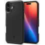 Spigen Core Armor matný odolný kryt pre iPhone 16 - čierny