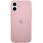 Spigen Liquid Crystal Glitter trblietavý kryt pre iPhone 16 - ružový