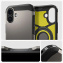 Spigen Tough Armor odolný kryt so stojanom a MagSafe pre iPhone 16 Plus - tmavo šedý