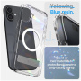 Spigen Ultra Hybrid S transparentný kryt so stojanom a MagSafe pre iPhone 16 - číry