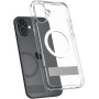 Spigen Ultra Hybrid S transparentný kryt so stojanom a MagSafe pre iPhone 16 - číry