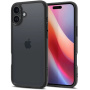 Spigen Ultra Hybrid matný transparentný kryt s farebným rámčekom pre iPhone 16 Plus - čierny