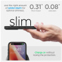 Spigen Ultra Hybrid matný transparentný kryt s farebným rámčekom pre iPhone 16 Plus - čierny
