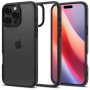Spigen Ultra Hybrid matný transparentný kryt s farebným rámčekom pre iPhone 16 Pro Max - čierny