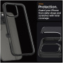 Spigen Ultra Hybrid matný transparentný kryt s farebným rámčekom pre iPhone 16 Pro Max - čierny