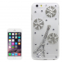 Luxusný kryt / obal s kamienkami v štýle diamantu pre Apple iPhone 6S / 6 - Eiffelova veža