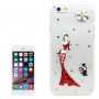 Luxusný kryt / obal s kamienkami v štýle diamantu pre Apple iPhone 6S / 6 - krásna žena