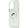 Karl Lagerfeld IML K&CH Heads Metal Frame kryt s MagSafe pre iPhone 16 Pro - číry