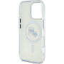 Karl Lagerfeld IML K&CH Heads Metal Frame kryt s MagSafe pre iPhone 16 Pro - číry
