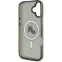 Karl Lagerfeld IML K&CH Heads Metal Frame kryt s MagSafe pre iPhone 16 - sivý