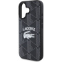 Lacoste Blend Monogram kryt s MagSafe pre iPhone 16 - čierny