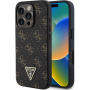 Guess 4G Triangle Metal Logo kryt pre iPhone 16 Pro - čierny