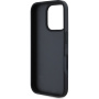 Guess 4G Triangle Metal Logo kryt pre iPhone 16 Pro - čierny