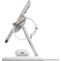 BELKIN Boost Charge Pro Qi2 3v1 magnetický bezdrôtový stojan pre iPhone / Apple Watch / AirPods - 15W - biely