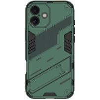 Odolný ochranný kryt so stojanom pre iPhone 16 Plus - zelený