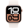 Originálne Apple športový remienok pre Apple Watch 42mm / 41mm / 40mm / 38mm - S/M - svetlo rumenný