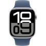 Originálne Apple športový remienok pre Apple Watch Ultra 49mm / 46mm / 45mm / 44mm / 42mm - M/L - denimový