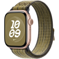 Originálne Apple prevliekací športový remienok Nike pre Apple Watch 42mm / 41mm / 40mm / 38mm - zeleno-sivý