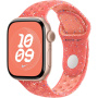 Originálne Apple športový remienok Nike pre Apple Watch 42mm / 41mm / 40mm / 38mm - M/L - horúco oranžový