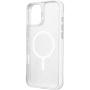 UNIQ LifePro Xtreme MagClick trblietavý kryt s MagSafe pre iPhone 16 - strieborný