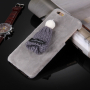 Plyšový ochranný kryt / obal s čiapkou pre Apple iPhone 6S / 6 - sivý