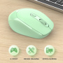 Ergonomická Bluetooth bezdrôtová myš - biela