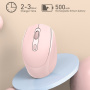 Ergonomická Bluetooth bezdrôtová myš - biela