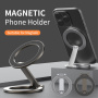 Skladací magnetický stojan pre iPhone - tmavo šedý