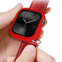 Ochranné puzdro z mäkkého plastu pre Apple Watch 46mm - červené
