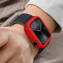 Ochranné puzdro z mäkkého plastu pre Apple Watch 46mm - červené