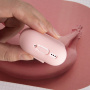 Ochranný silikónový obal pre AirPods 4 / 5 - červený