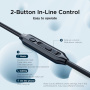 JOYROOM JR-EC06 slúchadlá s konektorom USB-C - čierna