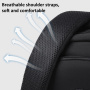 Univerzálny batoh s vreckami pre iPad / MacBook do 16" - čierny