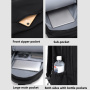 Univerzálny batoh s vreckami pre iPad / MacBook do 16" - čierny