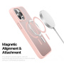DUX DUCIS Yind matný kryt s MagSafe pre iPhone 15 Pro Max - ružový