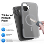 DUX DUCIS Yind matný kryt s MagSafe pre iPhone 16 Plus - šedý