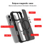 Kryt so zosilnenými rohmi a MagSafe pre iPhone 16 Pro Max - šedý