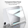 Lesklý transparentný kryt pre iPad 9,7" (2017/2018) / Air 2 / Pre 9,7" - modrý