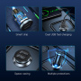 TOTUDESIGN CC-3 autonabíjačka s portami 2x USB-A - 10,5W - čierna