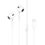 Hoco M111 Max slúchadlá s konektorom lightning pre Apple zariadenia - biela