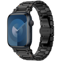 Pathfinder nerezový remienok pre Apple Watch Ultra 49mm / 46mm / 45mm / 44mm / 42mm - čierny