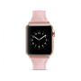 Štýlový kožený remienok pre Apple Watch 42mm / 41mm / 40mm / 38mm – ružová